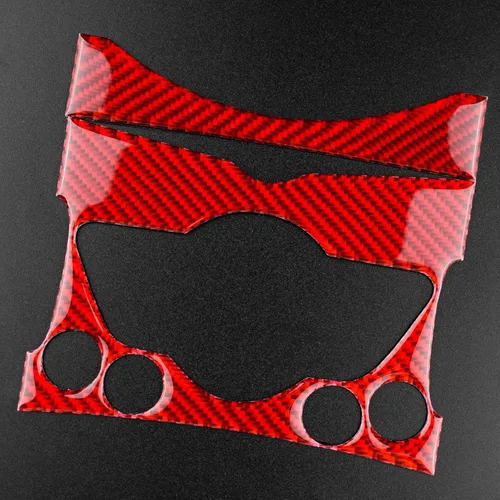 Miniatura 6 de AIRSPEED Para Mini R55 R56 R57 Control Central AC Panel Cubierta de Panel de Botón de Fibra de Carbono Adhesivo Decoración Interior Trim para Mini