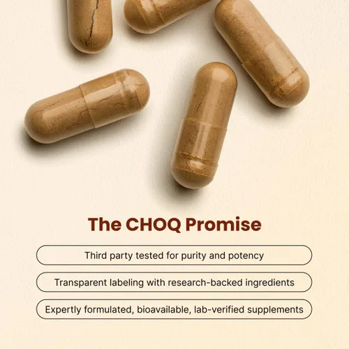 Miniatura 2 de CHOQ® Shilajit - Más del 50% de ácido fúlvico, cápsulas veganas de 500 mg, energía, cerebro, enfoque, colágeno, hormonas, función mitocondrial