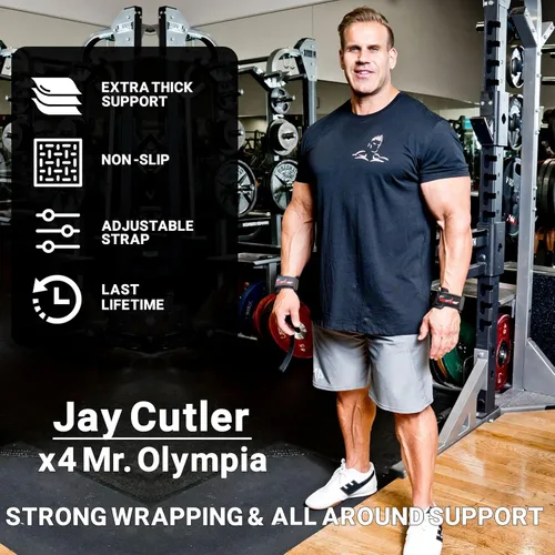 Miniatura 2 de Schiek Deportes Modelo J1000PLS Jay Cutler Signature Power Lifting Straps