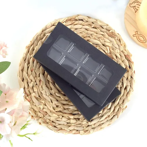 Miniatura 6 de 50 cajas de regalo para cera derretida, molde de plástico con caja, cajas de cera para derretir cera transparente, moldes de cera derretida
