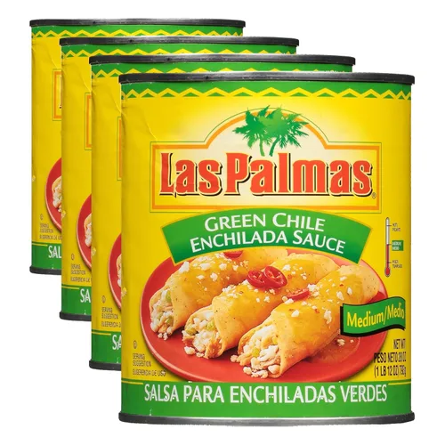 Miniatura 5 de Salsa para Enchiladas de Chile Verde Las Palmas, Mediana, 10 Onzas