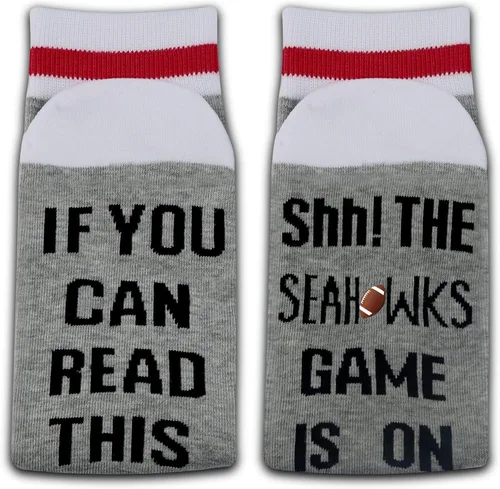 Miniatura 5 de Regalo de fútbol americano regalo divertido de cumpleaños calcetines de fútbol novedosos talla única