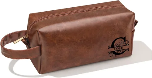 Miniatura 23 de Bolsa de Aseo Personalizada con Nombre Regalos para Hombres, Aniversario Navidad San Valentín Día del Padre Cumpleaños Regalos para Esposo Papá