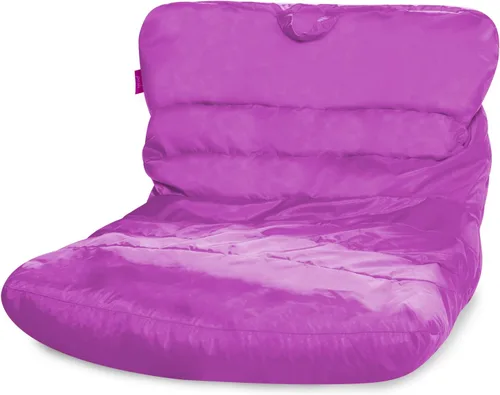 Miniatura 84 de Posh Beanbags - Sillón puff grande, 38 pulgadas, color azul rey sólido Nylon suave - Azul real