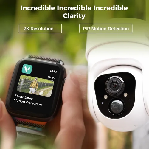 Miniatura 8 de SOVMIKU Vicohome - Timbre de video AI 2K y cámara de seguridad solar inalámbrica para exteriores, visión nocturna a color, audio bidireccional