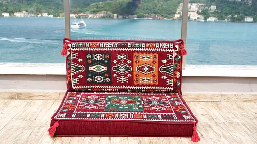 Miniatura 6 de arabicsofa Juego de sofá de asiento marroquí Majlis – Cojín modular de asiento con almohada de respaldo
