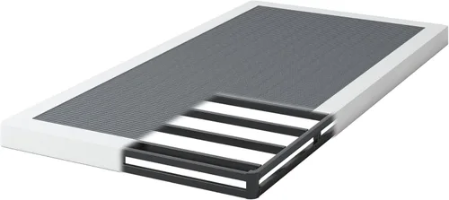 Miniatura 20 de NHODIR Base de colchón con base de colchón con marco de metal resistente, sin ruido, fácil montaje para cama Queen de 9 pulgadas, somier