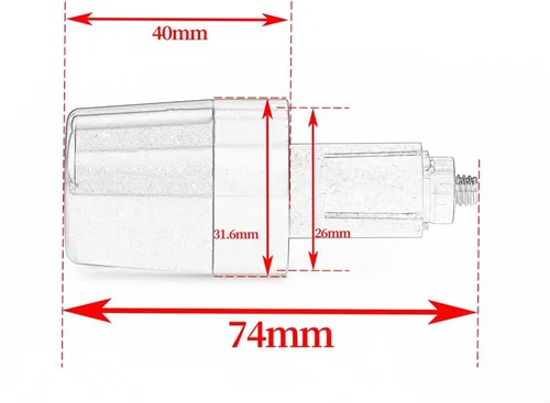 Miniatura 4 de Tapas de enchufe compatibles con Honda CBR 500R CBR 600R/945RR/1000RR Tapas de enchufe para empuñaduras de mano para motocicleta cbr125/250r/300r