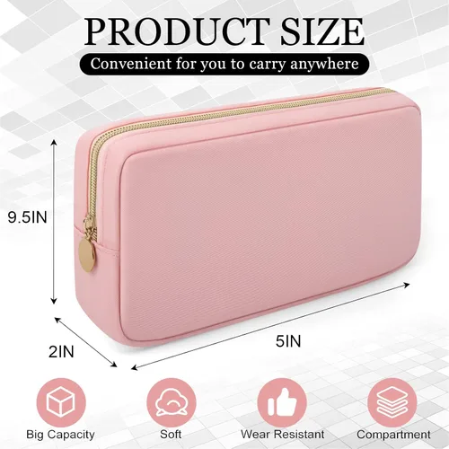 Miniatura 2 de XSUIOY Bolsa de maquillaje de viaje para bolso, bonita bolsa de maquillaje preparada para cosméticos, bolsa organizadora para mujeres, bolsa