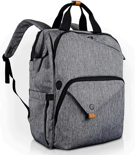 Miniatura 17 de Hap Tim - Mochila para Laptop, Mochila de Viaje para Mujer, Mochila de Trabajo, Verde Negro, Grande, Mochilas de viaje