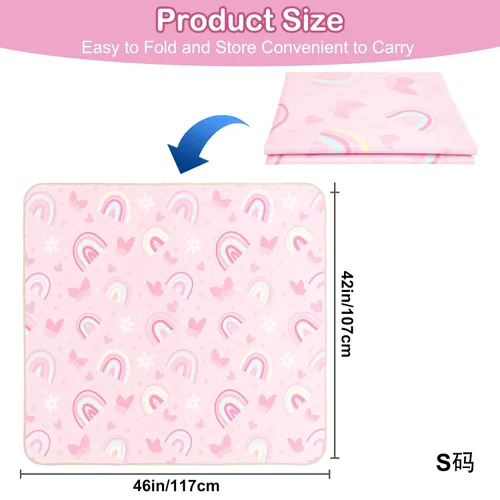 Miniatura 6 de Basumee Tapete de Splat Mat para silla de bebé, impermeable, tapete de salpicaduras para debajo de la silla alta, tapete para atrapar alimentos