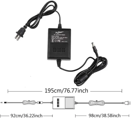 Miniatura 4 de Fuente de alimentación AC 9V 2000ma adaptador para línea 6 POD Digitech RP GNX Multi efectos de guitarra