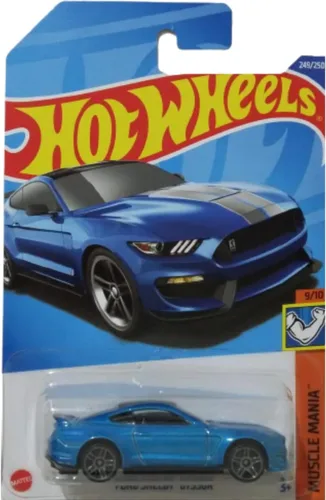 Miniatura 8 de Hot Wheels Ford Mustang Shelby GT500 2020, [azul] 248/25 Muscle Mania 1/10