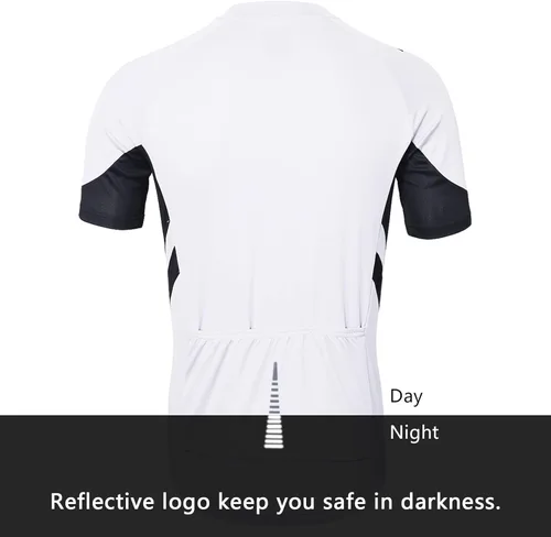Miniatura 2 de ARSUXEO Camiseta de ciclismo de manga corta para hombre, para bicicleta, MTB Bike 636