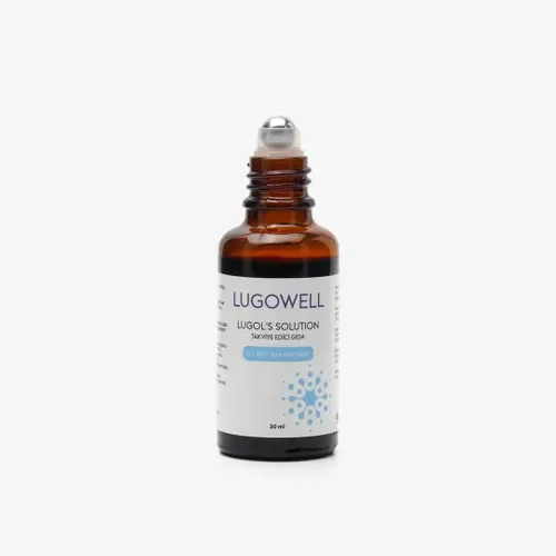 Miniatura 2 de LugoWell Lugol's Solution Gotas de yodo y potasio al 2% 1.0 fl oz/1 fl oz Tapa enrollable
