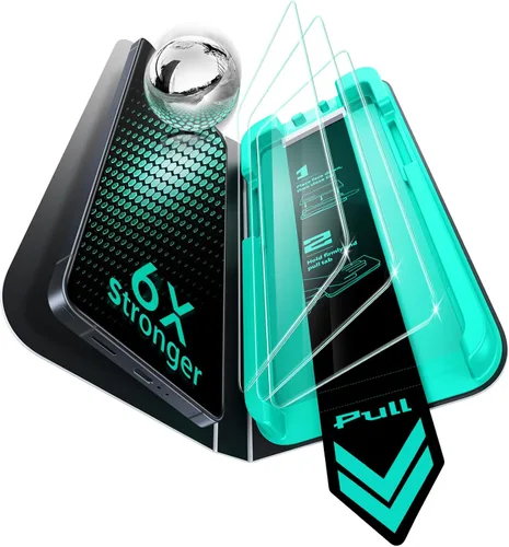 ESR Paquete de 3 protectores de pantalla para Samsung Galaxy S25 Ultra, vidrio templado HD de dureza 9H+ con bandeja UltraFit de fácil instalación