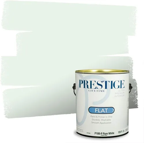 Miniatura 86 de PRESTIGE Pintura exterior e imprimación en uno, aloe, plano, 1 galón