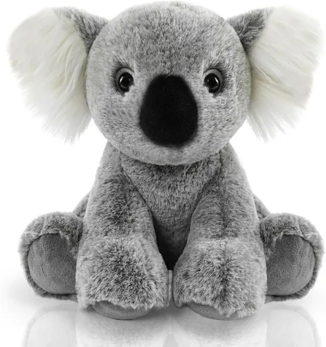Koala - Juguete de peluche suave y tierno de 8.5 pulgadas, animales de peluche de koala lindos y realistas, regalos para niños y niñas, juguete