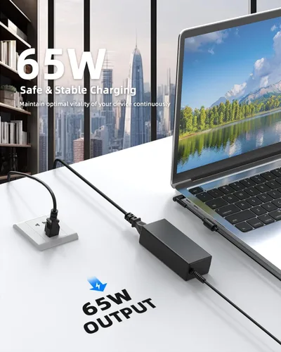 Miniatura 2 de Cargador para portátil de 65 W y 45 W compatible con Lenovo IdeaPad Series