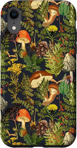 Miniatura 24 de Mushroom Woodland Scene elderberries Fungi Nature Shrooms Case for iPhone 17