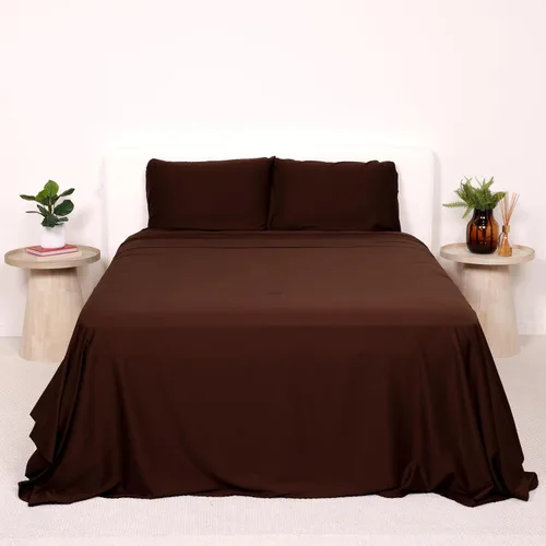 Miniatura 10 de THE LAD COLLECTIVE Juego de ropa de cama 2.0 – Juego de sábanas y fundas de almohada de 4 piezas, mezcla de algodón personalizada, suave, cómodo