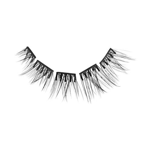Miniatura 5 de KISS imPRESS Falsies Pestañas Autoadhesivas, Pestañas de Aplicación, Pestañas de Volumen Glamorosas de 0.47 a 0.55 pulgadas, Negro, No Necesita