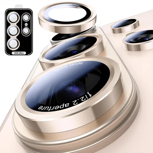 Miniatura 28 de Uyiton para iPhone 17 Pro Max/17 Pro/16 Pro Max/16 Pro/15 Pro Max/15 Pro/14 Pro Max/14 Pro Protector de lente de cámara - Cubierta de cámara