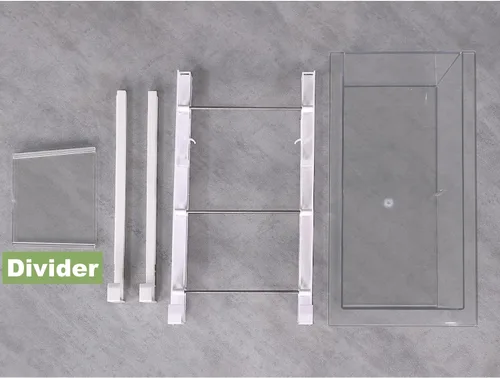 Miniatura 7 de Yatmung Paquete de 2 Organizadores de Cajón Deli Extra Grandes para Refrigerador Extraíble - Organizador de Cajón de Refrigerador y Contenedores