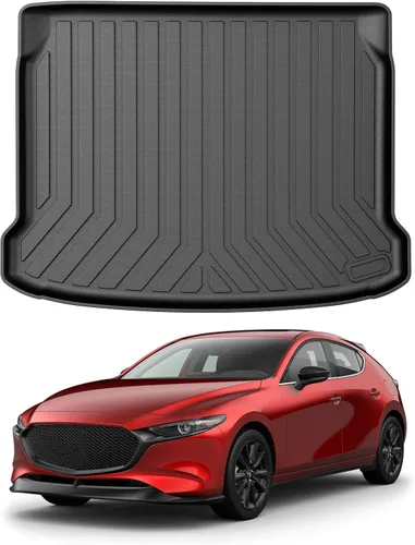 Miniatura 22 de Mixsuper Forro de carga para Rivian R1S 2022-2024 2025, alfombrilla para maletero para todo tipo de clima, para accesorios R1S, alfombrilla