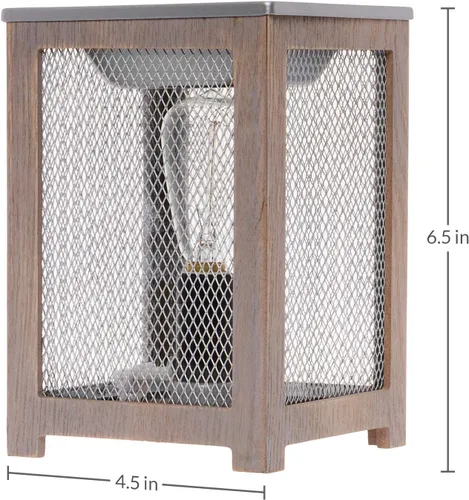 Miniatura 6 de Mindful Design - Aromatizador eléctrico con diseño de piña en color dorado Grano de madera moderno/negro