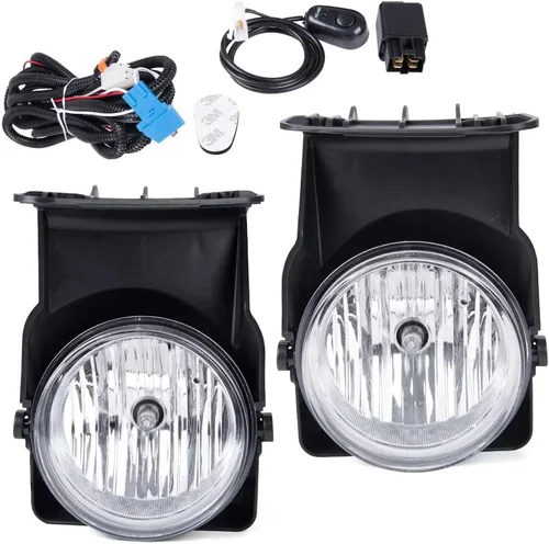 Miniatura 31 de G-PLUS Faros antiniebla con bombillas para el lado del conductor y el pasajero, transparente compatible con Toyota Tundra
