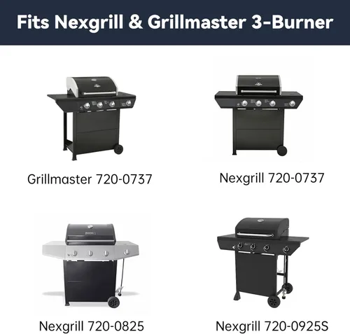 Miniatura 4 de Hongso 14 9/16" piezas de repuesto para Grillmaster 3-Burner 720-0737, Nexgrill 720-0825 720-0925S 720-0894F 720-0830MB, BBQ Pro 720-0894R