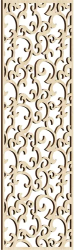 Miniatura 16 de Wheatland Paneles de pared decorativos de madera con calado, 9 3/8 pulgadas de ancho x 24 3/8 pulgadas de alto x 1/4 de alto, nogal