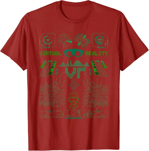 Miniatura 44 de Camiseta de realidad virtual VR Retro Gamers, Negro, S
