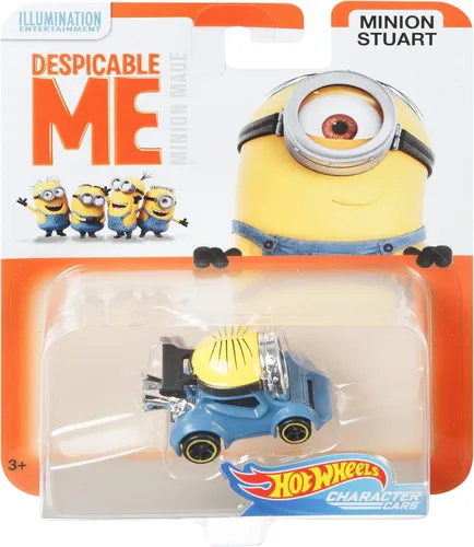 Miniatura 4 de Hot Wheels Despicable Me: Vehículo Minion Stuart, escala 1:64