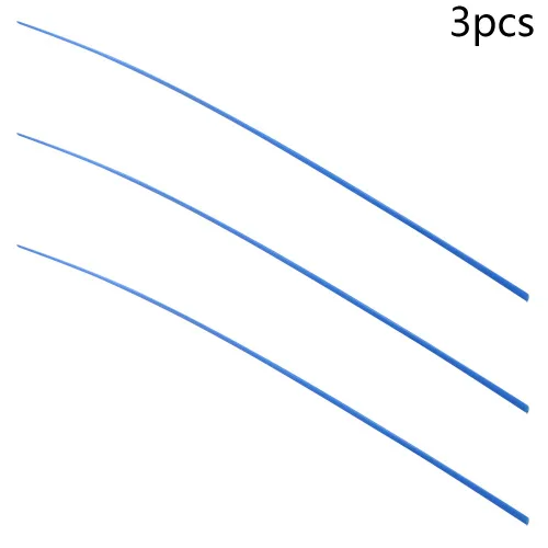 Miniatura 4 de Aicosineg Barras redondas de plástico de polioximetileno sólido duro de ingeniería POM, barra azul de 0.20 x 39.37 pulgadas (profundidad x largo), 3