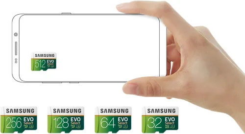 Miniatura 4 de SAMSUNG ELECTRONICS EVO Select 256GB MicroSDXC UHS-I U3 100MB/s Full HD & 4K UHD Tarjeta de memoria con adaptador (MB-ME256HA)