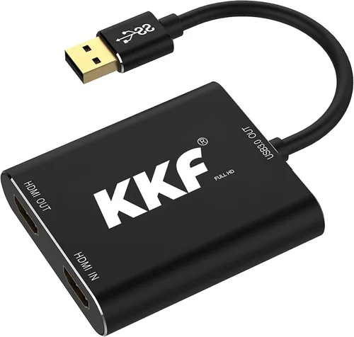 Miniatura 8 de KKF Tarjeta de captura, tarjeta de captura HDMI 4K para interruptor, tarjeta de captura de video para transmisión y grabación PS5 PS4 Xbox Series