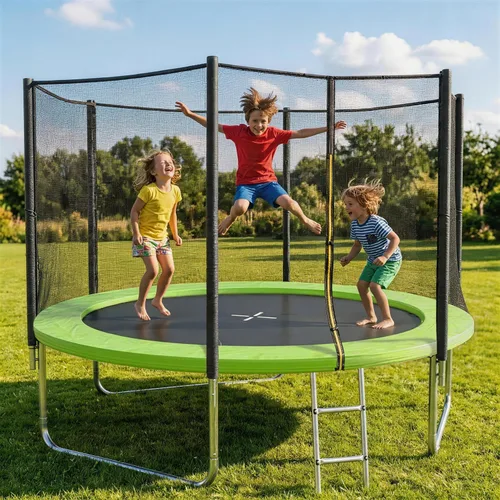 Miniatura 2 de SKOK Trampoline for Kids,400LBS Outdoor Trampoline with Net-ASTM Approved Trampoline for Children and Adults