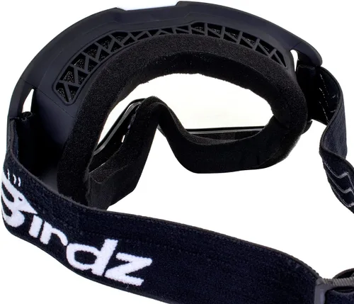 Miniatura 4 de Birdz Pelican - Gafas de protección Fitover acolchadas para ATV y motocicleta, con lente transparente