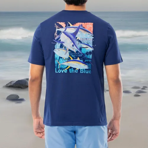 Miniatura 170 de Guy Harvey Camiseta de manga corta Threadcycled para hombre