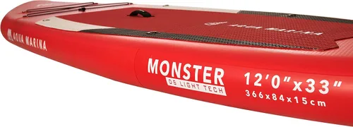 Miniatura 2 de Aquamarina Unisex Adulto – Todo-Alrededor Isup, 12.0 ft/5.9 in, Monster All Around iSUP 3 216.5 ft 5.9 in con paleta y correa de seguridad, Rot, 366