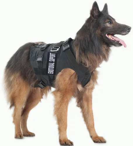 Miniatura 6 de Pistha 12 Piezas de Parches Tácticos Removibles para Arnés de Perro de Servicio, Chaleco para Perro de Servicio, Parches "Do Not Pet" para Perros