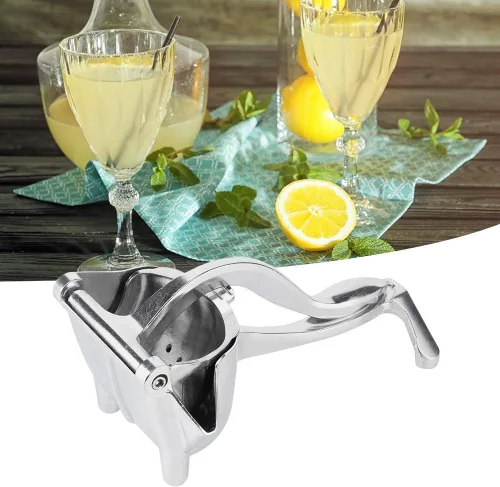 Miniatura 6 de Exprimidor de cítricos de mano, Exprimidor de frutas de aleación de aluminio Exprimidor de limón Barra de exprimidor de limón Exprimidor de mano