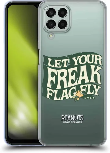 Miniatura 392 de Head Case Designs Funda de gel Woodstock 50th con licencia oficial de Peanuts Snoopy Guitar 1969 [protección de grado militar] compatible