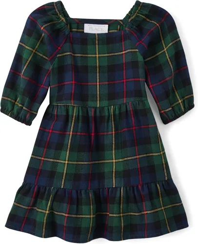 The Children's Place Baby Girls' and Toddler Short Sleeve Fashion Dress