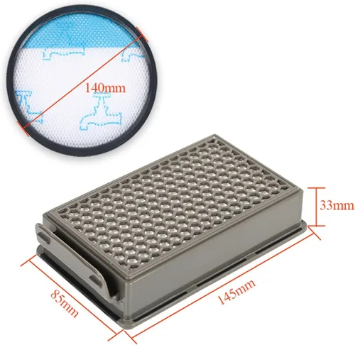 Miniatura 2 de Filtro HEPA de repuesto para polvo, compatible con Rowenta RO3715 RO3759 RO3798 RO3799, compatible con TEFAL Robot Aspirador Accesorios de piezas