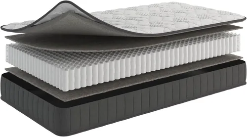 Miniatura 11 de Ottomanson Colchón individual de resortes interiores de firmeza media de 7.5 pulgadas, sistema de bobina Bonnell con espuma cómoda, sin fibra