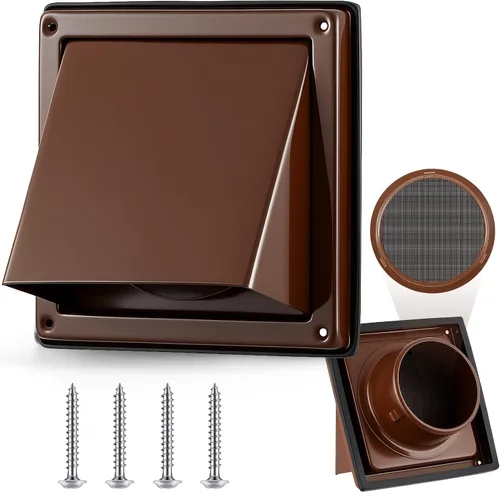 Miniatura 10 de Gisafai Cubierta de Ventilación de Secadora de 4 Pulgadas para Exteriores con Pantalla de Acero Inoxidable, Cubierta de Ventilación de Escape