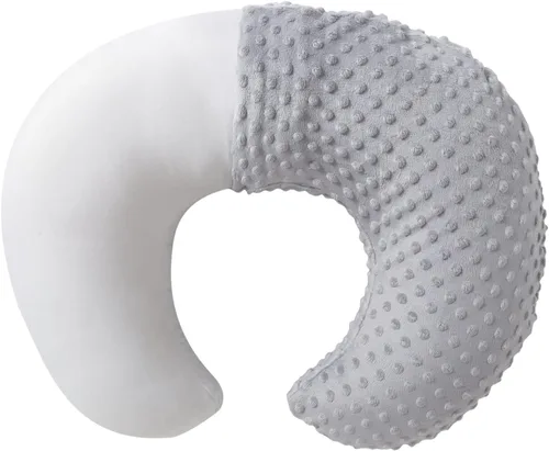 Miniatura 11 de Almohada de lactancia y posicionador con funda para lactancia materna y alimentación con biberón, apuntalamiento del bebé, tiempo boca abajo, apoyo